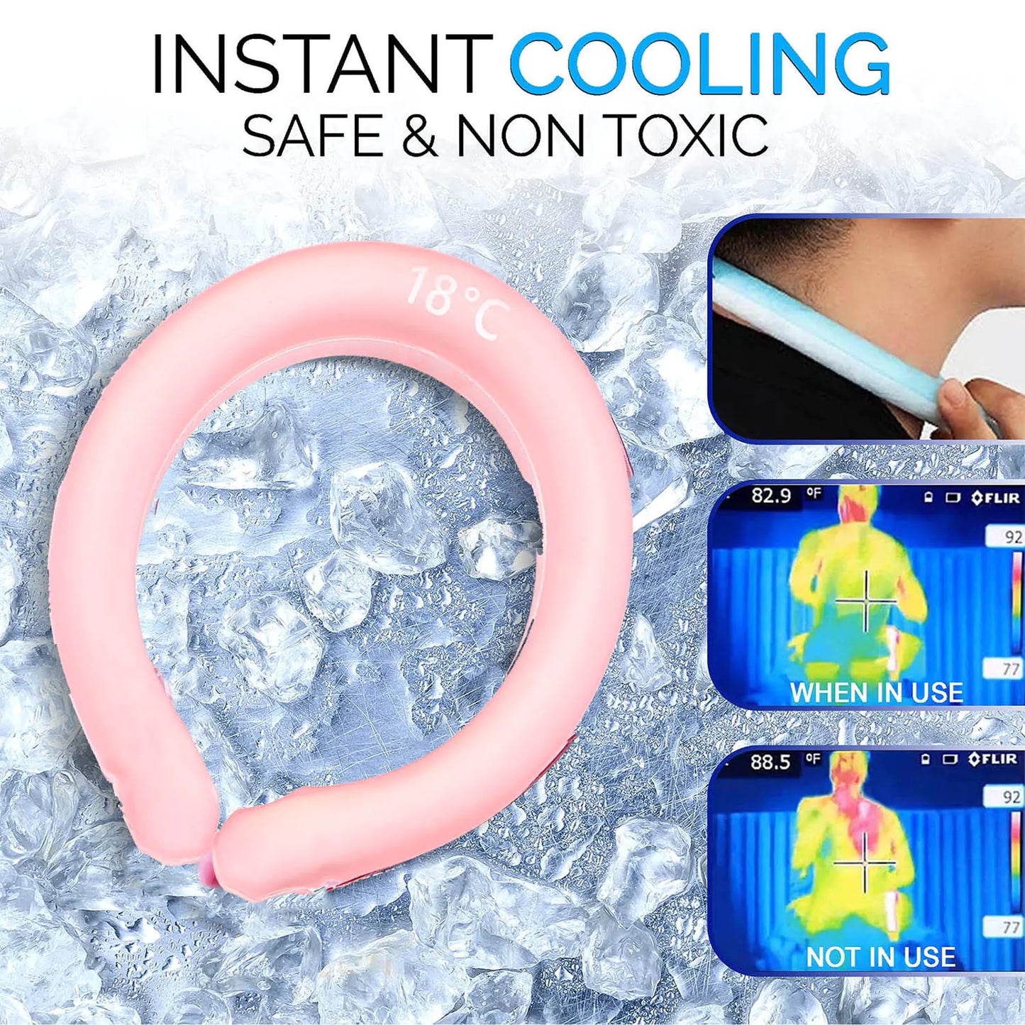 Ice Maker Cooling Tube Cooling Neck Wraps - Lume Home
